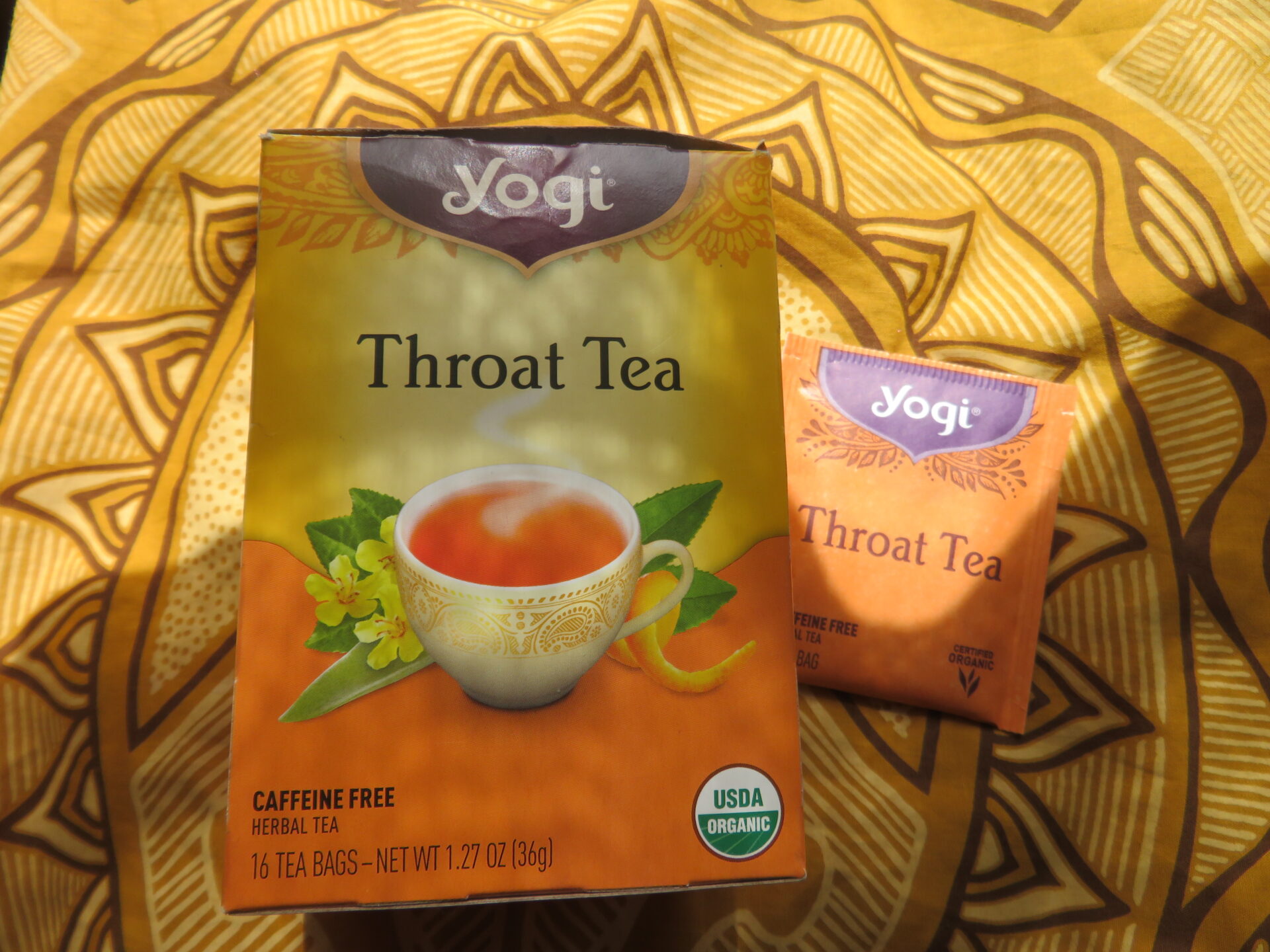 Throat tea